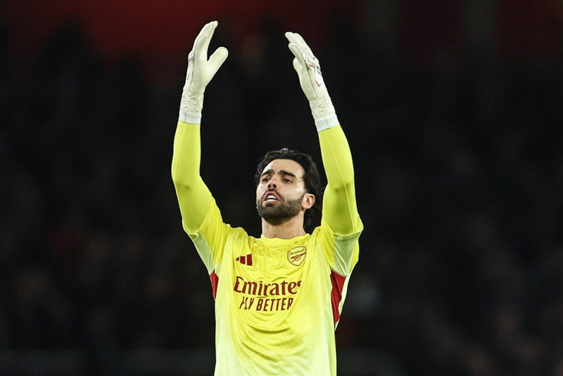 <b>Markvörður: David Raya (Arsenal) -</b> Þriðja árið í röð sem hann vinnur gullhanskann. Stór ástæða fyrir því að Arsenal vann deildina.