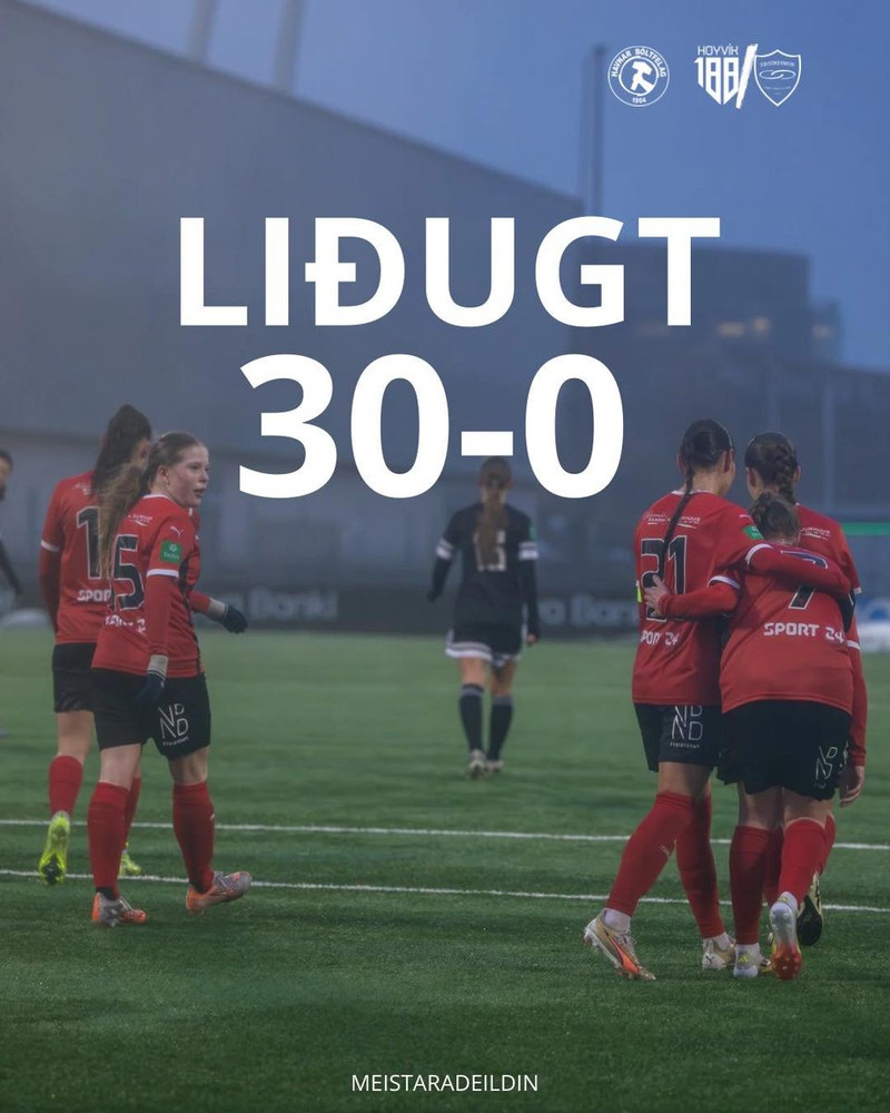 Ótrúleg úrslit í Færeyjum