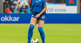 Karólína Lea: Ég er eins og einhver stolt mamma þegar...