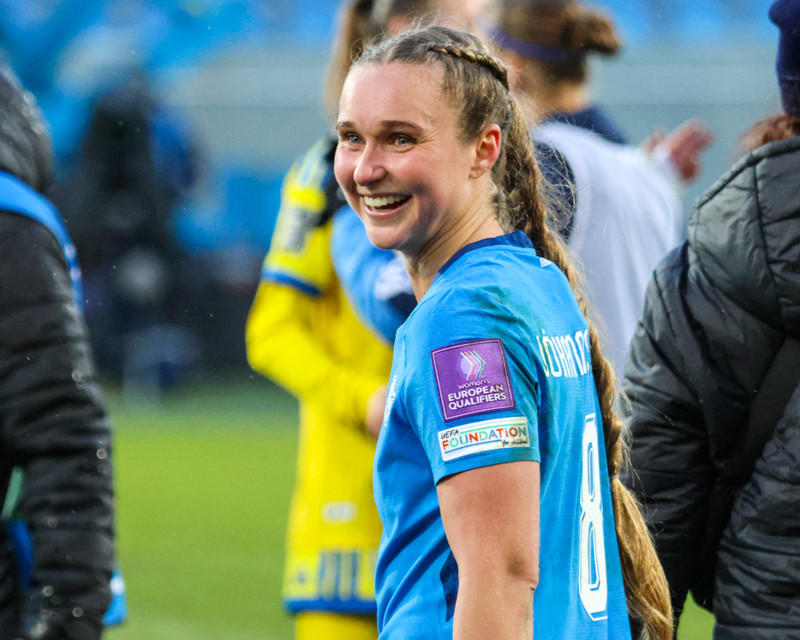 Alexandra skoraði fyrsta mark Kristianstad í 8-0 stórsigri