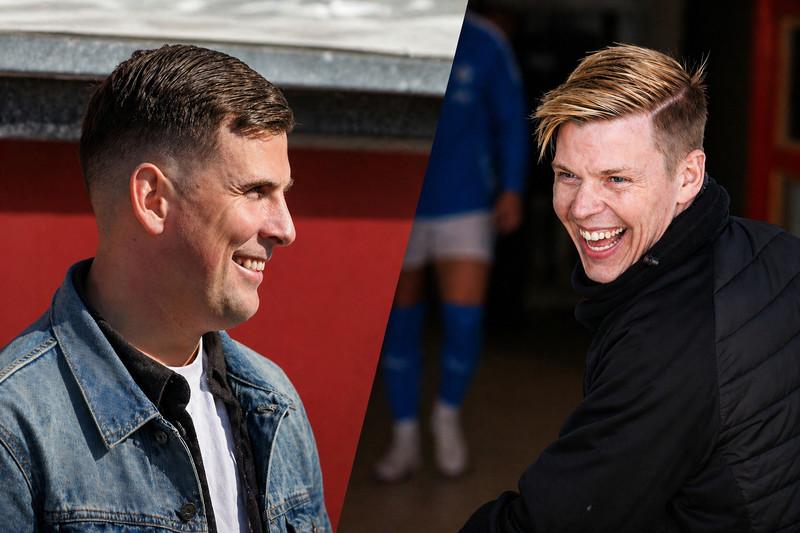 Gylfi Tryggvason og Óskar Smári.