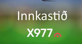 Innkastið í beinni á X977 sunnudagskvöld