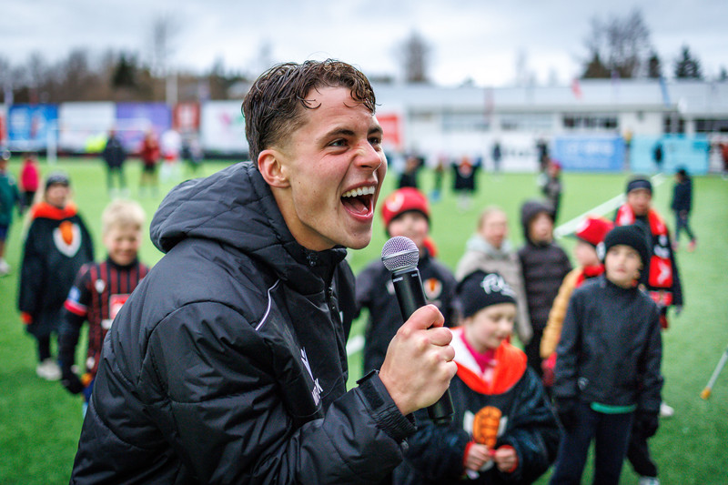 Óskar Borgþórsson er vinsæll og veit af því..