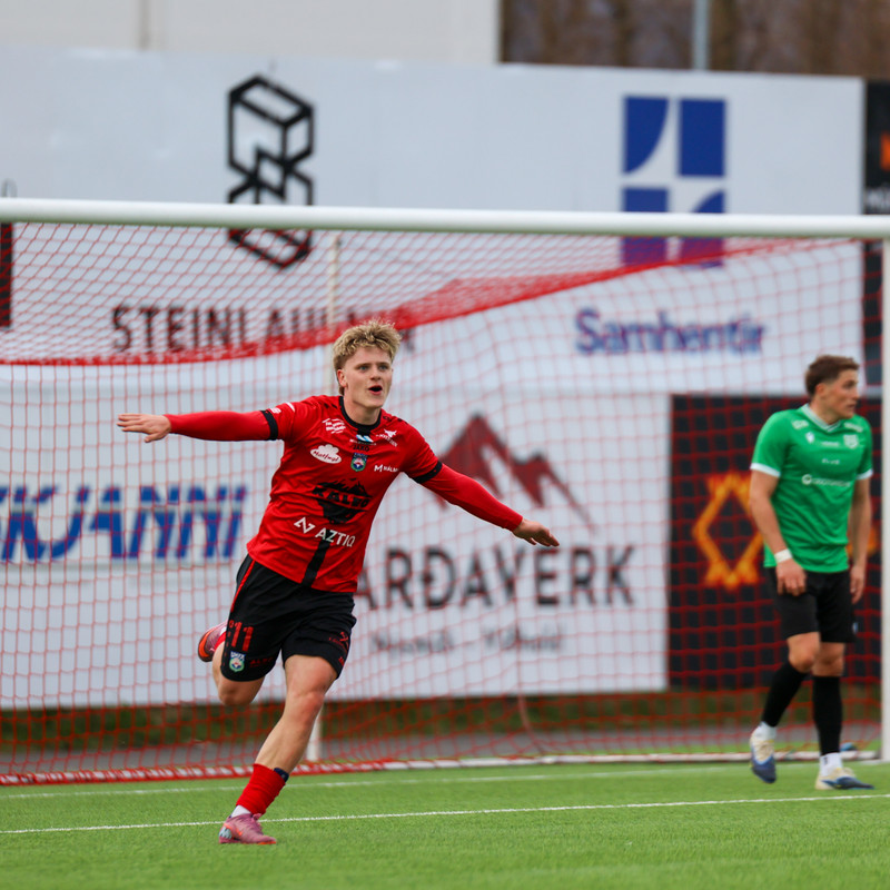 Óðinn Bjarkason setti þrennu gegn Völsungi