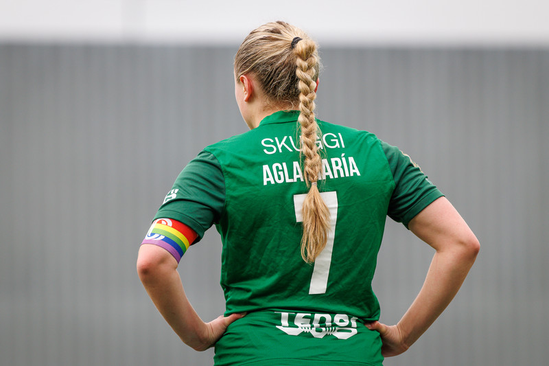 Agla María er fyrirliði Blika.