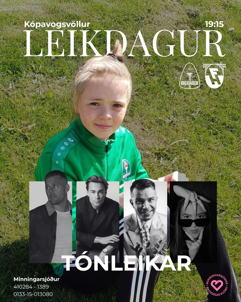 Alvöru dagskrá fyrir stórleik kvöldsins - Þrjú tónlistaratriði