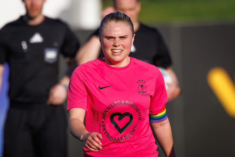 Agla María skoraði tvö í 5-0 sigri Blika