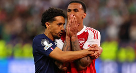 Marquinhos fyrstur til að hughreysta Gabriel
