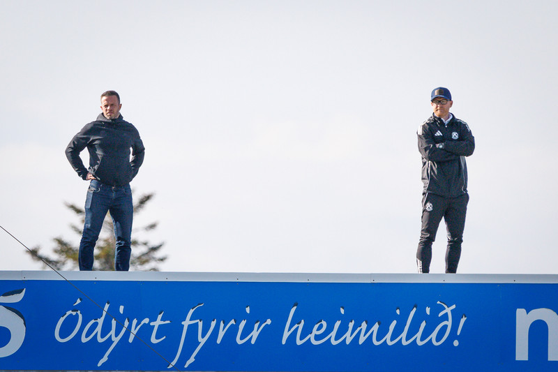 Myndir: Aðstoðarþjálfarinn á þakinu