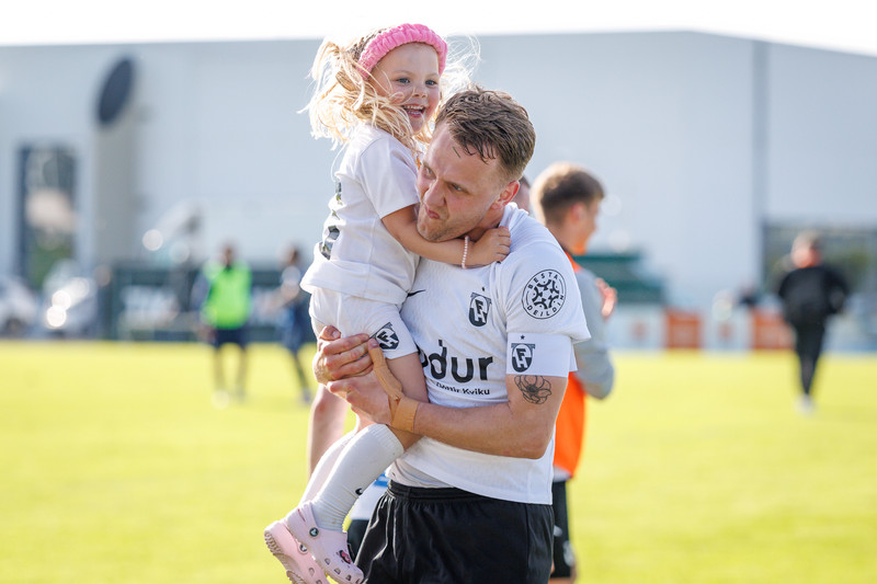 Ísak Bergmann og Davíð Þór fögnuðu dátt fyrsta sigri FH