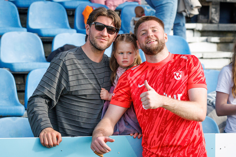Ísak Bergmann og Davíð Þór fögnuðu dátt fyrsta sigri FH