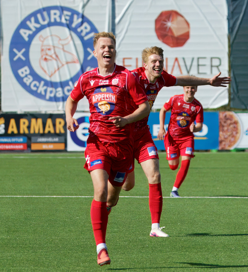 Aron Birkir: Þetta var skemmtilegt fyrir Gedda okkar
