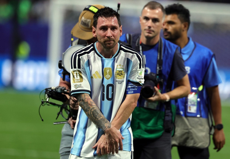 Messi grét gleðitárum eftir sigurinn.