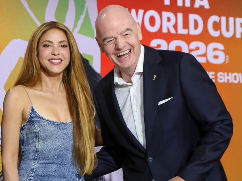 Shakira og Gianni.