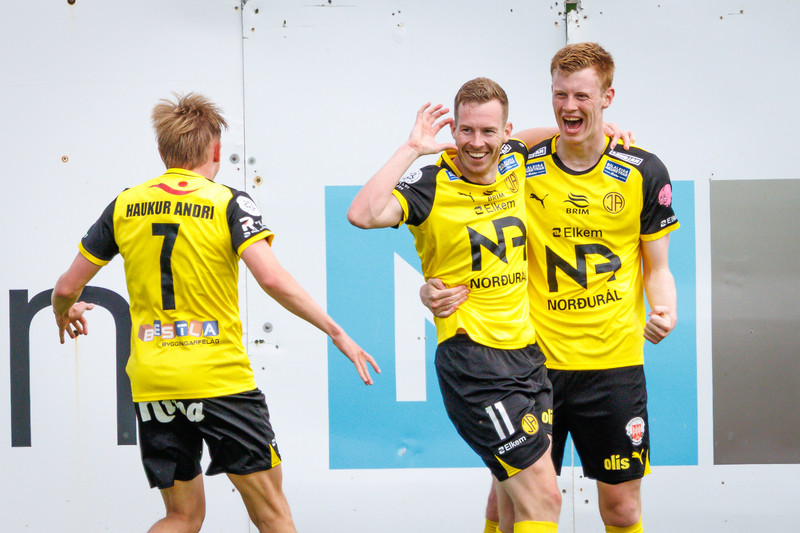 Gísli Eyjólfs náði í stig fyrir Skagamenn