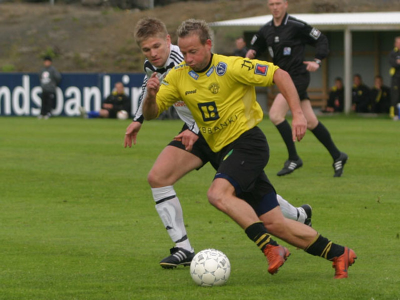 Í leik með Skaganum 2005.