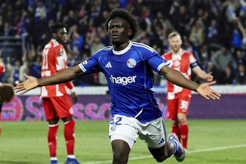 Ouattara í leik með Strasbourg.
