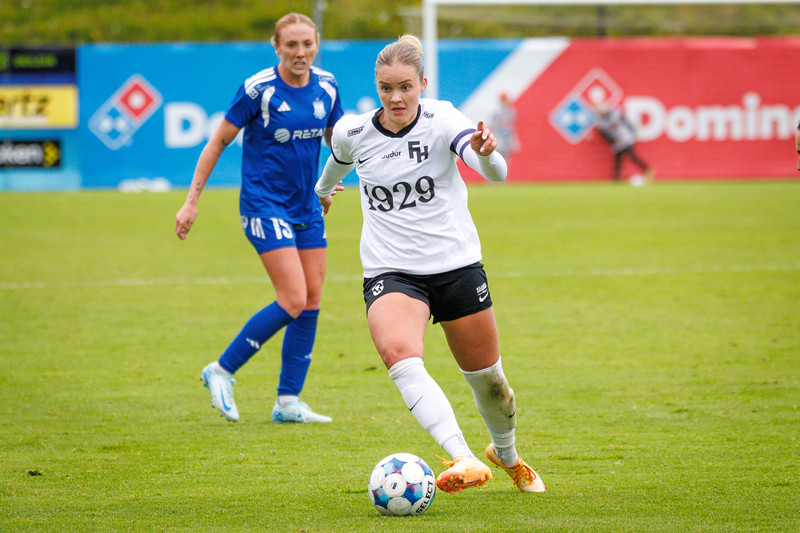 Andrea Rán Snæfeld Hauksdóttir var gríðarlega stolt af FH-liðinu eftir naumt tap gegn stórliði Frankfurt.