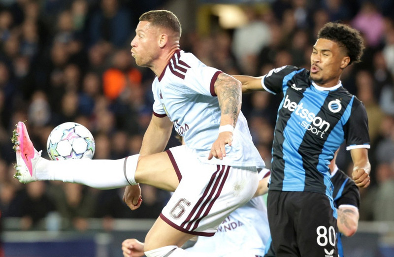 Meistaradeildin: Aston Villa hafði betur í Belgíu