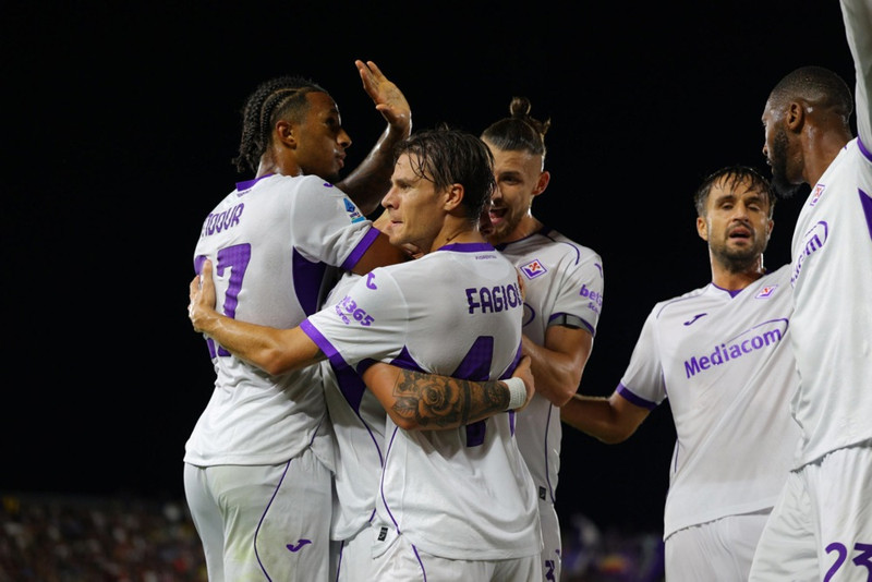 Fiorentina vann þriggja marka sigur