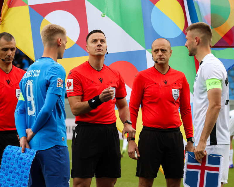 Myndaveisla: Ísland gerði jafntefli gegn Eistum