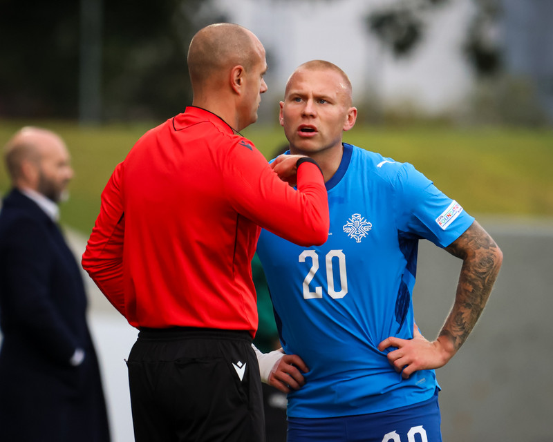 Myndaveisla: Ísland gerði jafntefli gegn Eistum