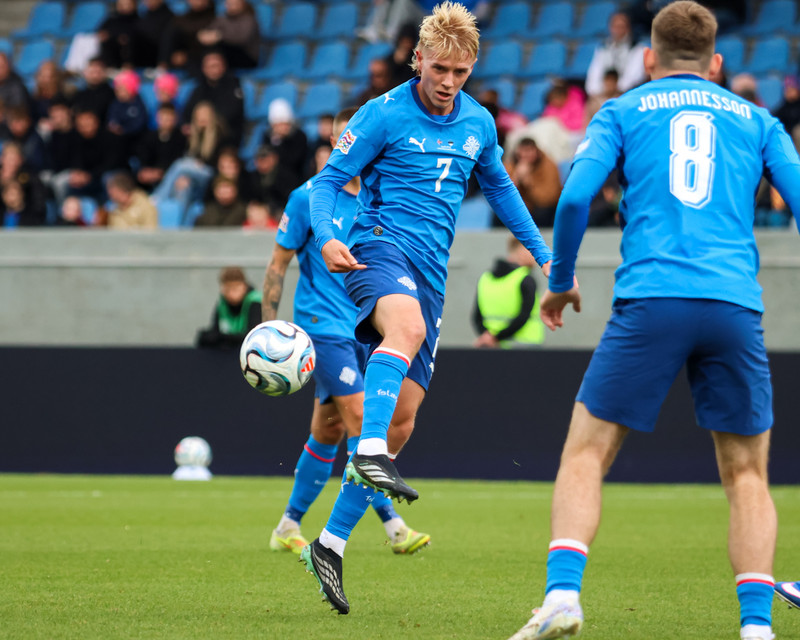 Myndaveisla: Ísland gerði jafntefli gegn Eistum