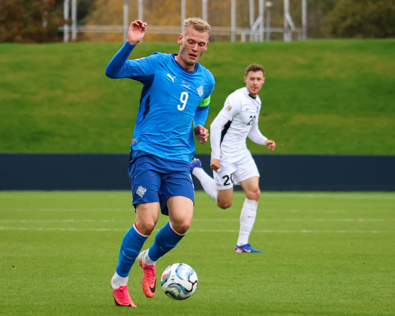 Myndaveisla: Ísland gerði jafntefli gegn Eistum