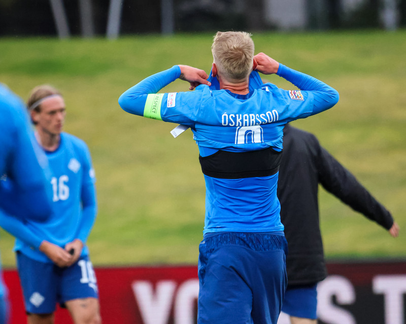 Myndaveisla: Ísland gerði jafntefli gegn Eistum