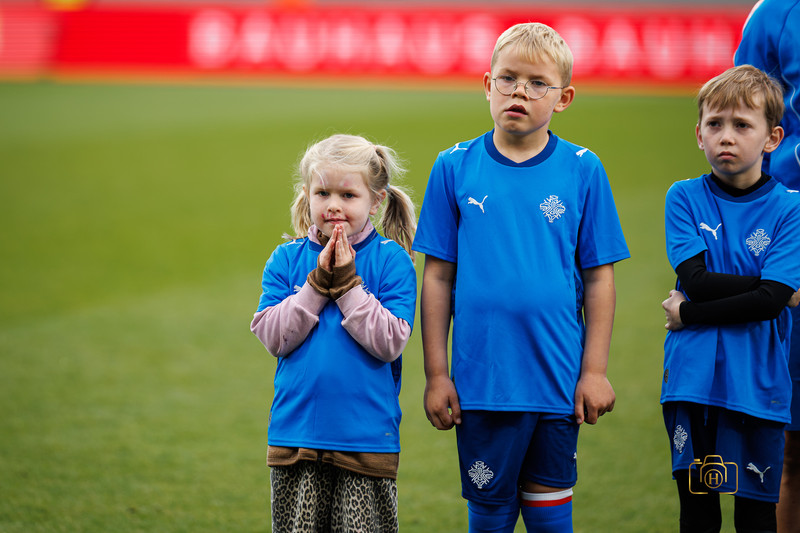 Myndaveisla: Ísland gerði jafntefli gegn Eistum