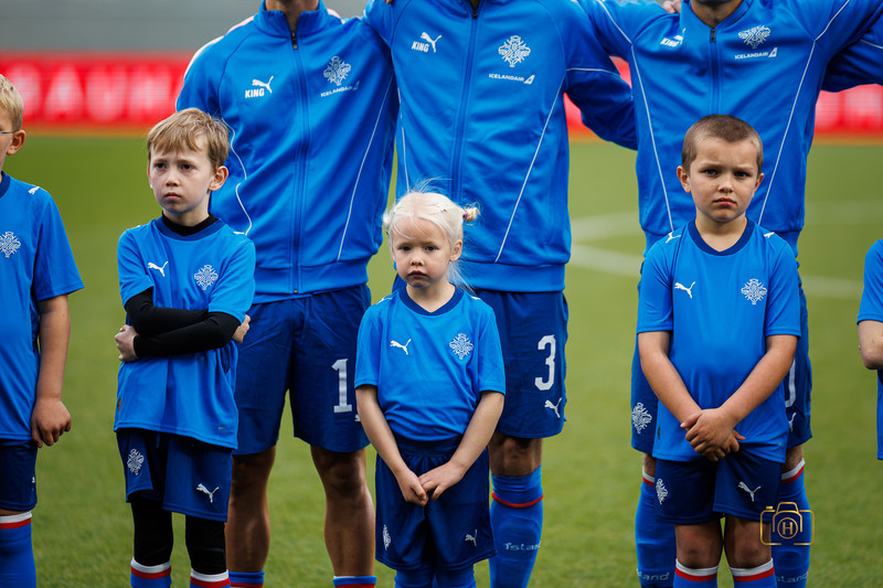 Myndaveisla: Ísland gerði jafntefli gegn Eistum