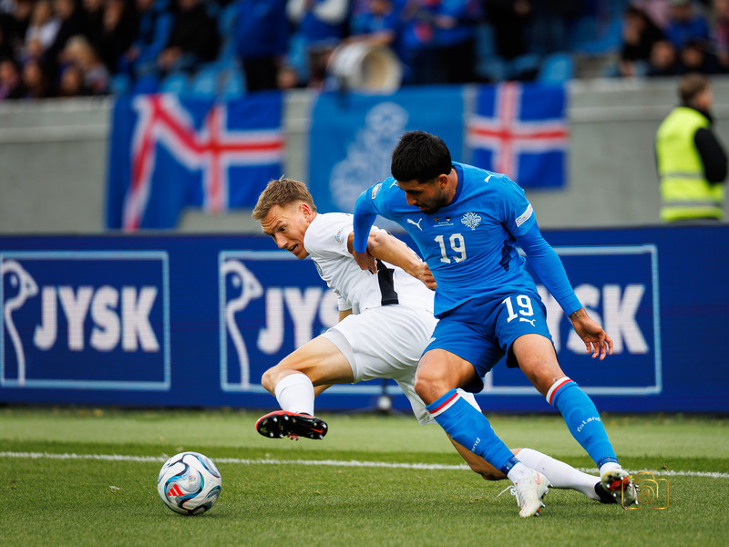 Myndaveisla: Ísland gerði jafntefli gegn Eistum