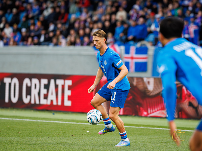 Myndaveisla: Ísland gerði jafntefli gegn Eistum