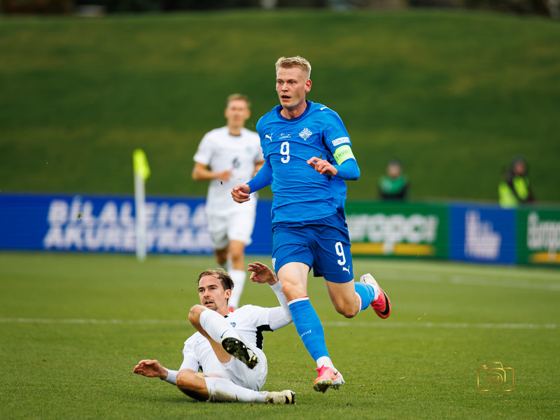 Myndaveisla: Ísland gerði jafntefli gegn Eistum