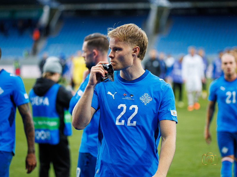 Myndaveisla: Ísland gerði jafntefli gegn Eistum