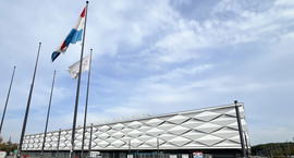Spaðalegi völlur Lúxemborgar sem Ísland getur horft...