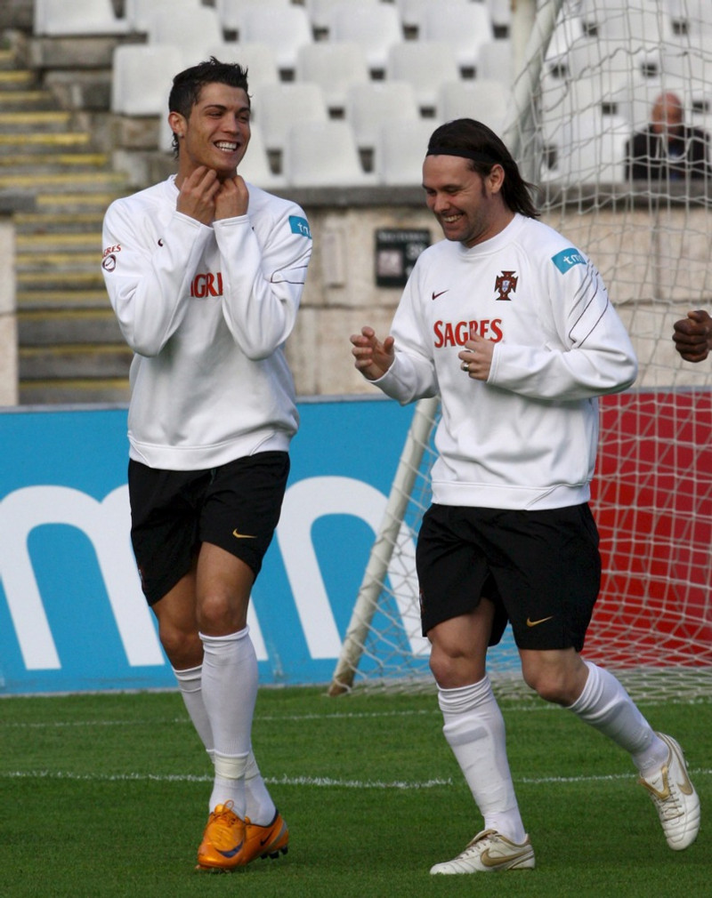 Cristiano Ronaldo og Maniche voru liðsfélagar í portúgalska landsliðinu