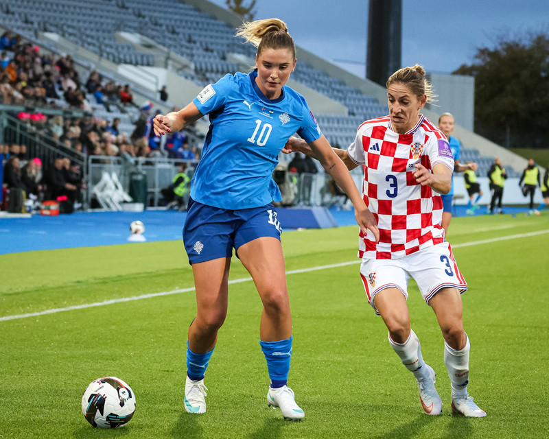 Myndaveisla: Ísland tók Króatíu í kennslustund