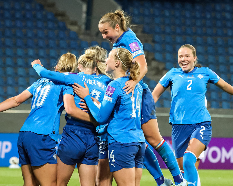 Myndaveisla: Ísland tók Króatíu í kennslustund