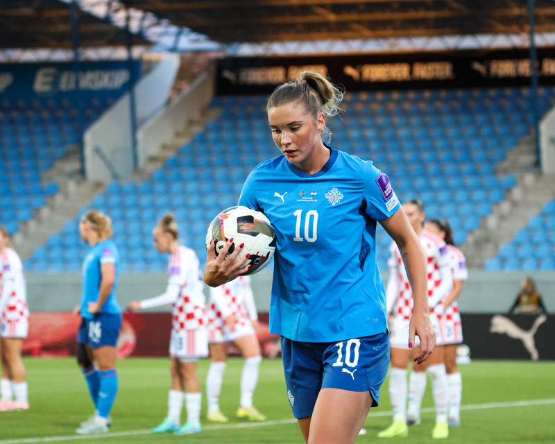 Myndaveisla: Ísland tók Króatíu í kennslustund