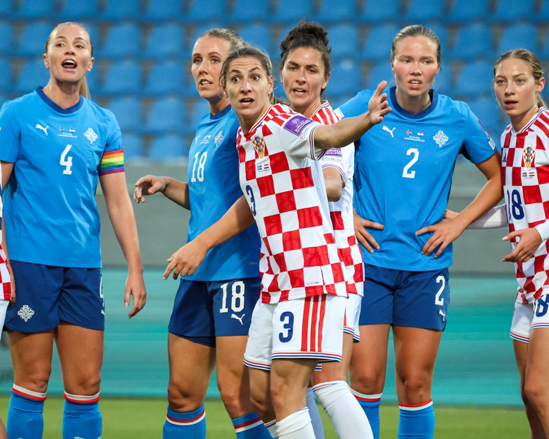 Myndaveisla: Ísland tók Króatíu í kennslustund