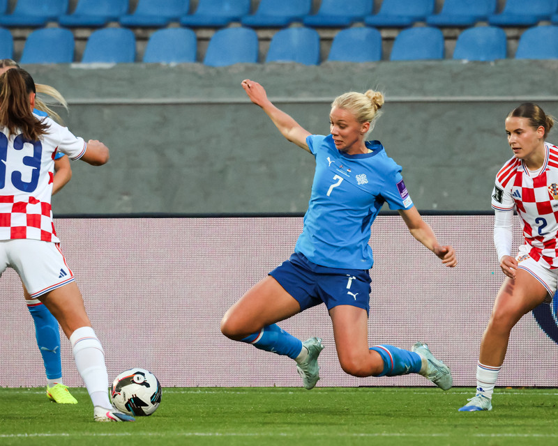 Myndaveisla: Ísland tók Króatíu í kennslustund
