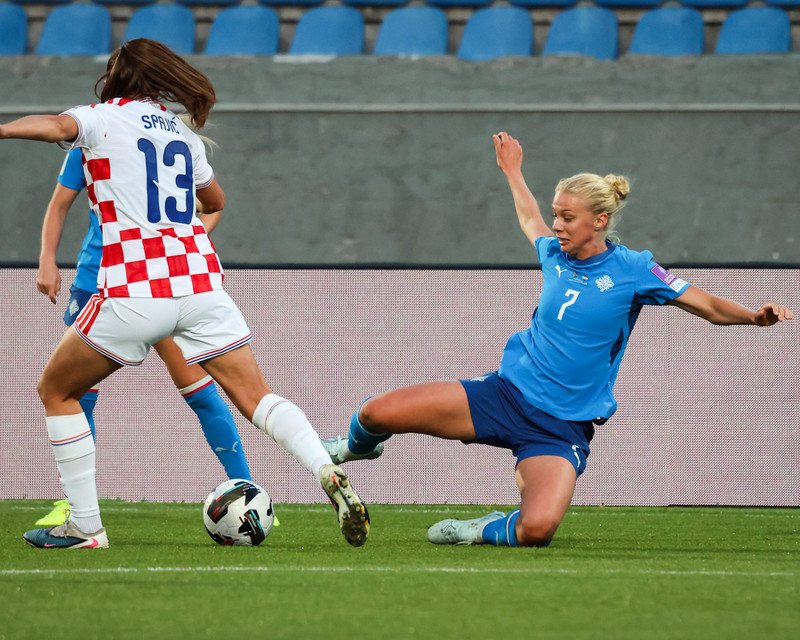 Myndaveisla: Ísland tók Króatíu í kennslustund