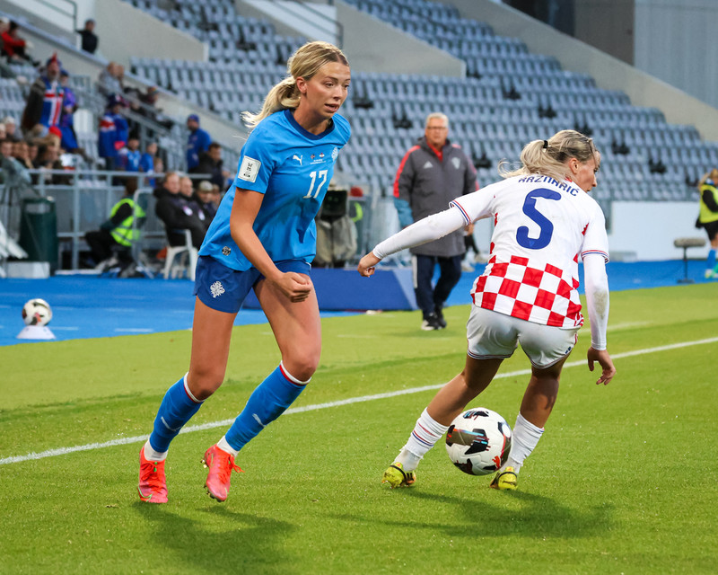 Myndaveisla: Ísland tók Króatíu í kennslustund