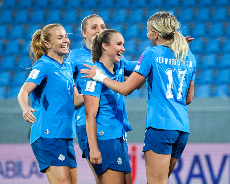 Myndaveisla: Ísland tók Króatíu í kennslustund