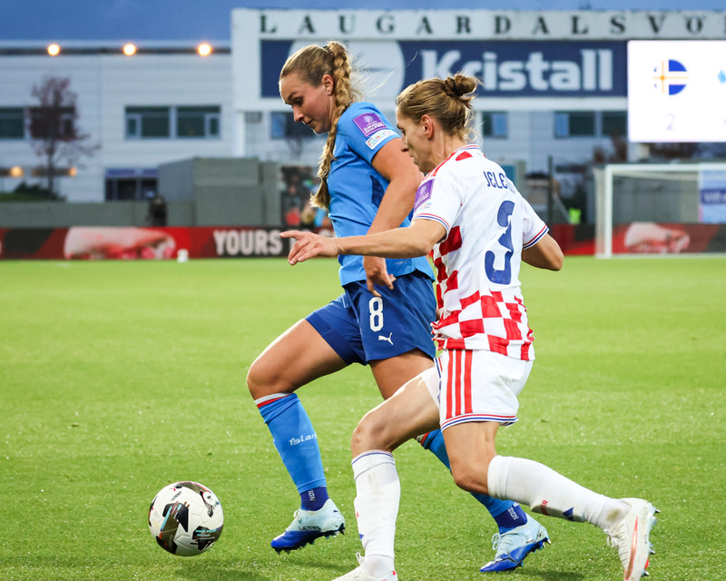 Myndaveisla: Ísland tók Króatíu í kennslustund