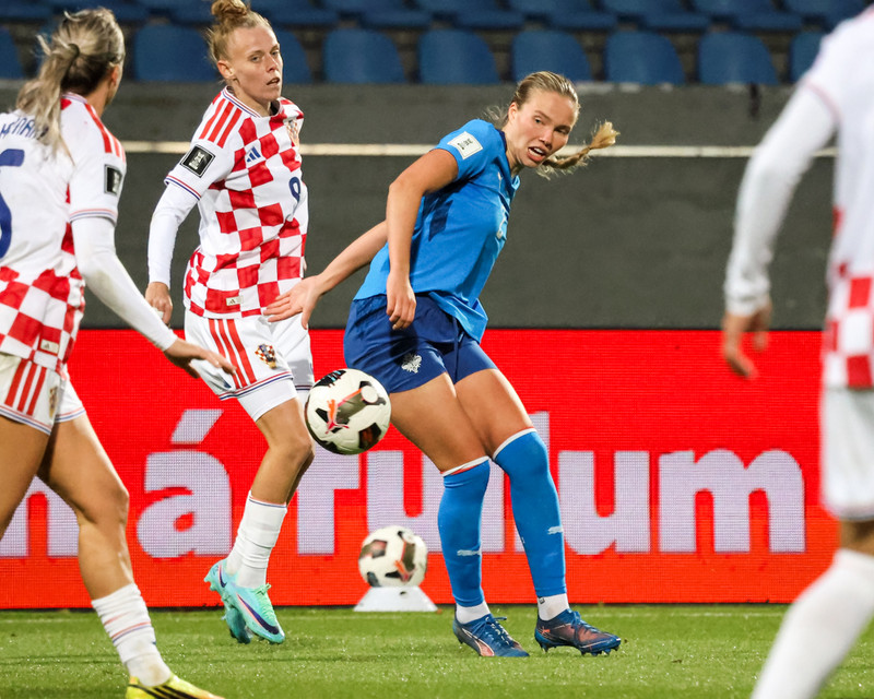 Myndaveisla: Ísland tók Króatíu í kennslustund