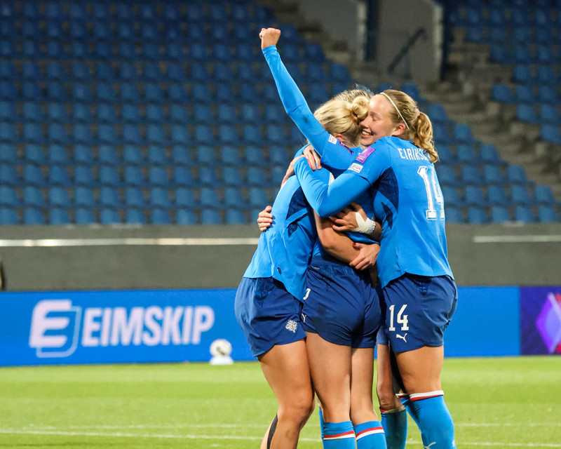 Myndaveisla: Ísland tók Króatíu í kennslustund