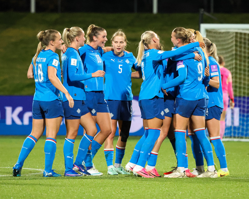 Myndaveisla: Ísland tók Króatíu í kennslustund