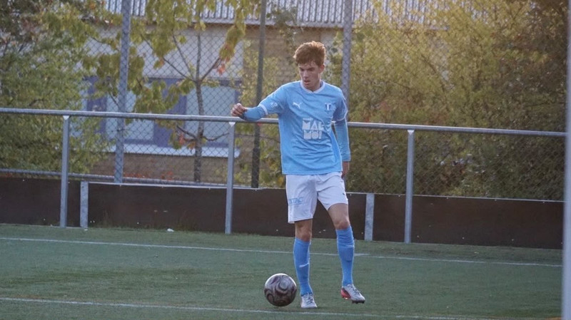 Stefan byrjaður að skora með U17 liði Malmö.